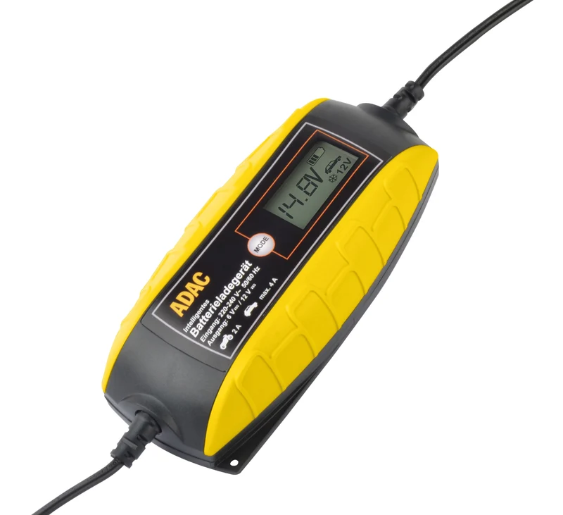 ADAC Batterie-Ladegerät 6/12V mit Komfort-Klemme