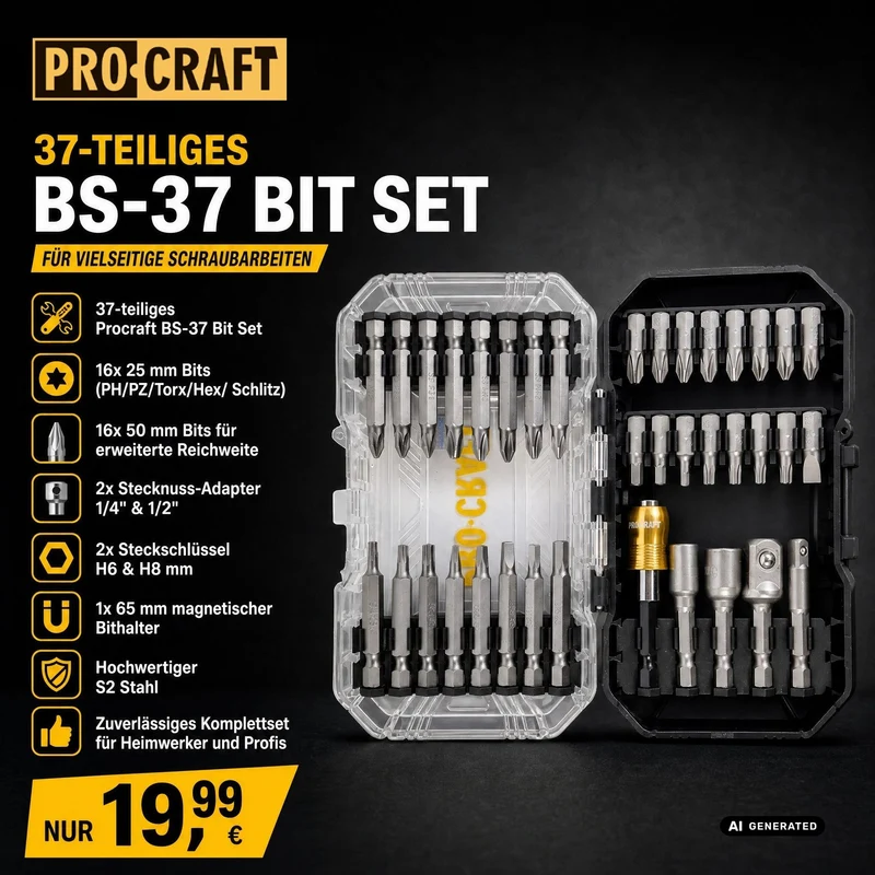 Toolbrothers Powertools Kalender 2026 – DeWalt DCF809N Edition, Gr. S