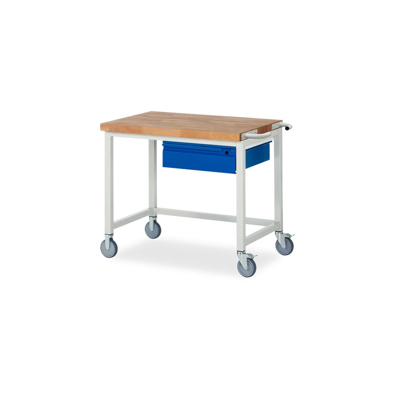 Fahrbare Werkbank mit 1x Schublade