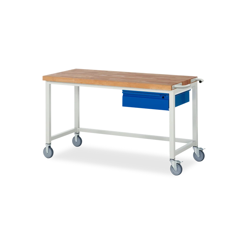 Fahrbare Werkbank mit 1x Schublade