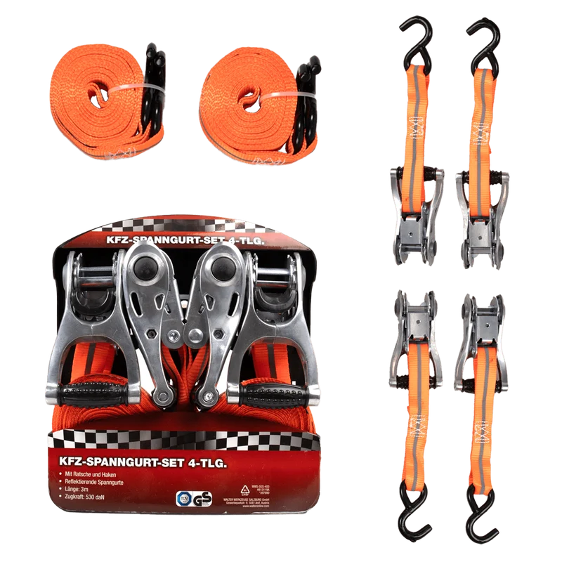 KFZ Spanngurt Set 4-tlg.