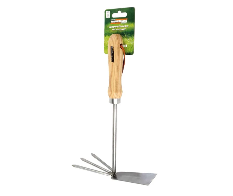 Doppelhacke, mit Holzgriff