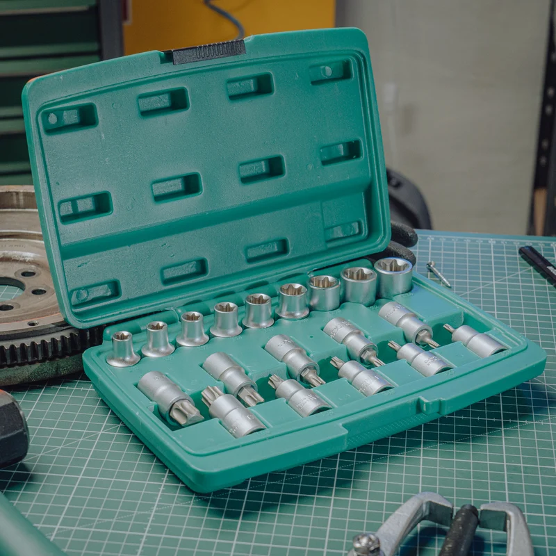 Steckschlüsselsatz 1/2" für TORX I 80195