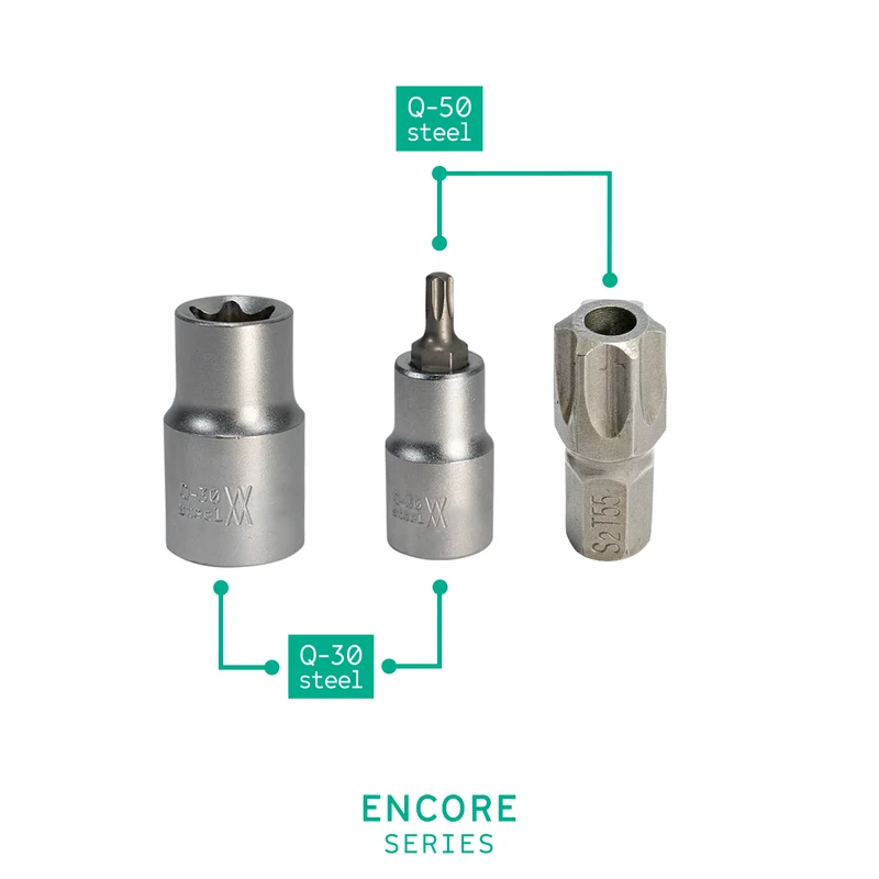 Steckschlüssel- & Bit-Satz für TORX 3/8 "I 80164