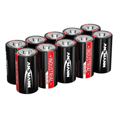 ANSMANN Industrial Alkaline-Batterien Baby C / LR14 1,5 V – 10er Pack