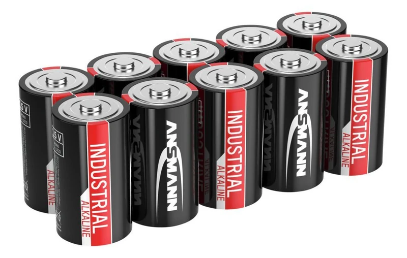 ANSMANN Industrial Alkaline-Batterien Mono D / LR20 1,5 V – 10er Pack