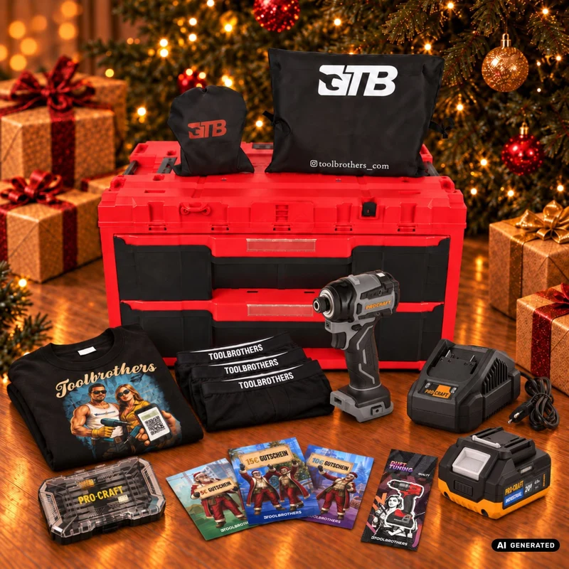 Toolbrothers Powertools Kalender 2026 – Procraft Industrial ID20Abb Edition, Gr. XL
