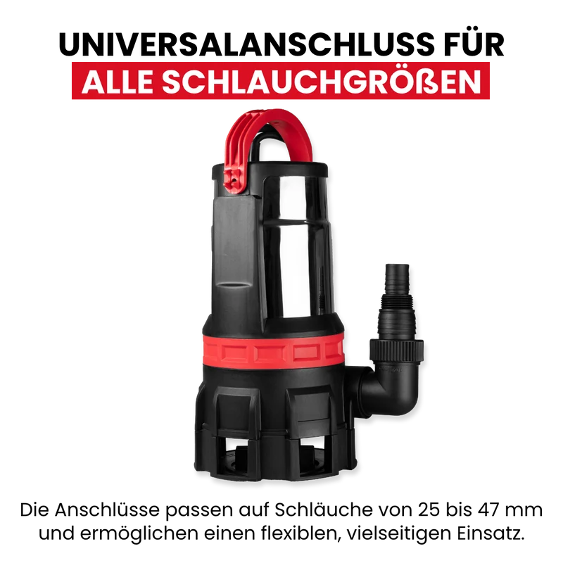 Schmutz- und Klarwasserpumpe 750 W 2-in-1