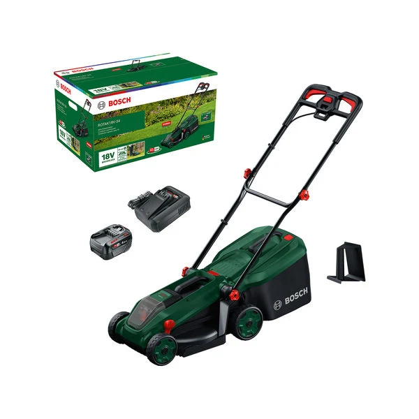 Bosch Home and Garden Akku-Rasenmäher ROTAK18V-34, 1x Akku PBA 18V 4.0Ah ( 06008B9N00 )
