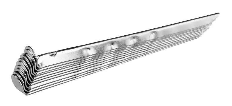 Stahl-Heringe halbrund, gewellt, Länge 23 cm,