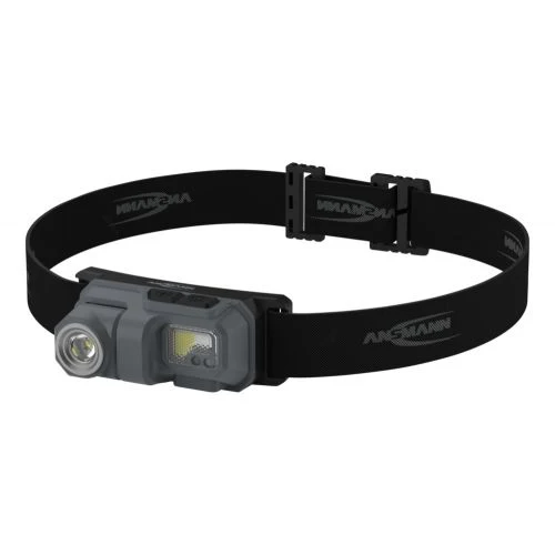 ANSMANN - Stirnlampe HD800RS wiederaufladbar, Dunkelgrau
