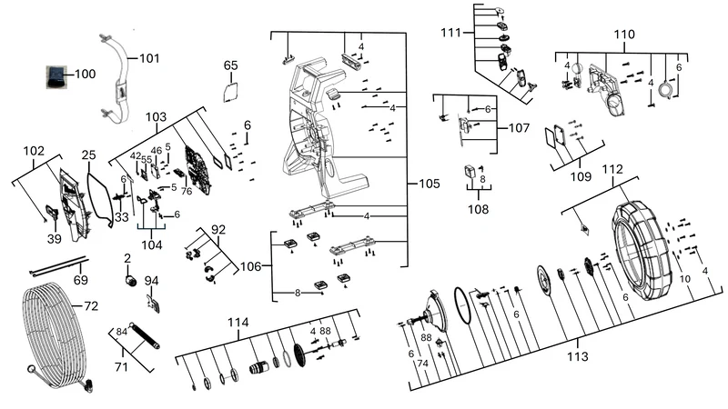 Milwaukee M12 SICO20 Ersatzteile (Code: 505269)