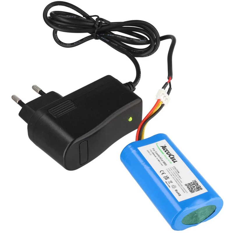 AccuCell Ladegerät für Gardena ComfortCut 8893 und 8895, Ladegerät für Gardena 08894-00, AquaContour Comfort automatic