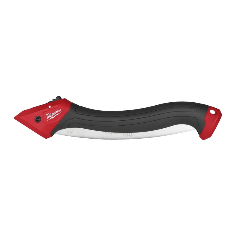 Milwaukee Handsäge klappbar gebogen (Max. Schnitt-Ø: 150 mm, Messerlänge: 250 mm, Sägeblatt mit japanischem Zugschnitt-Zahnprofil)