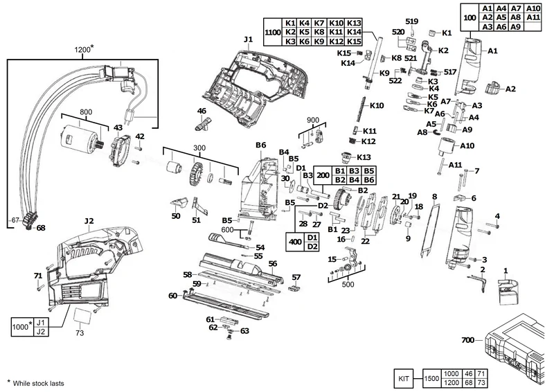 Milwaukee HD18 JS Ersatzteile (Code: 431383)