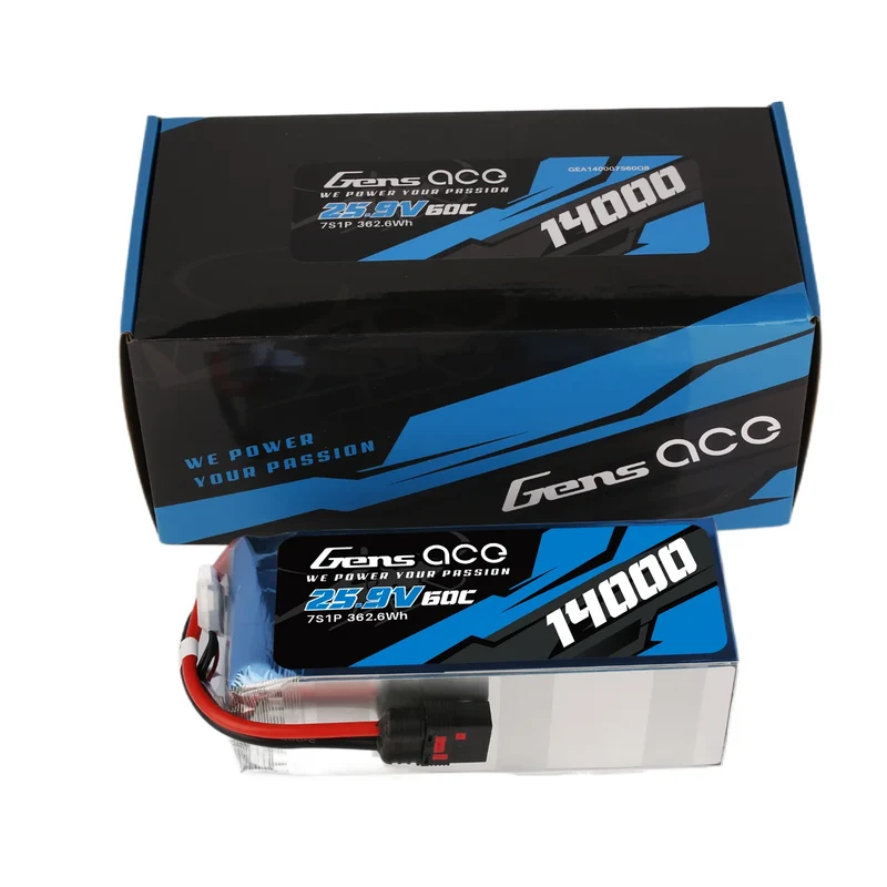 Gens Ace 14000mAh 25,9V 60C 7S1P Akkupack mit QS8-Stecker