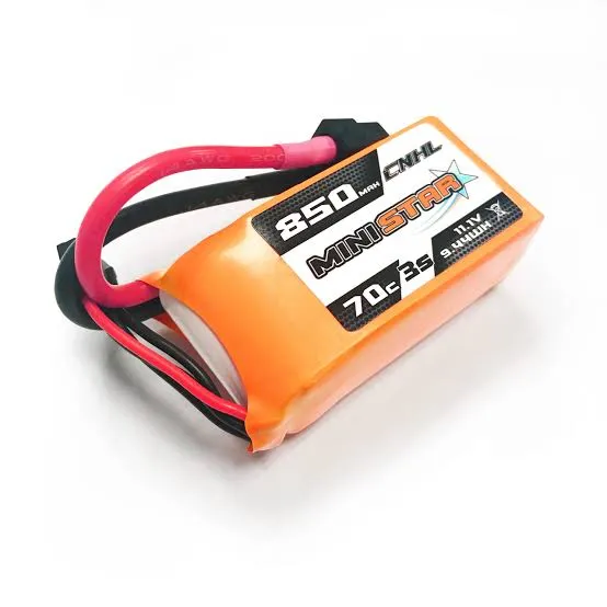 CNHL MiniStar 850 mAh 11,1 V 3S 70C LiPo-Akku mit XT60-Stecker (2 St.)