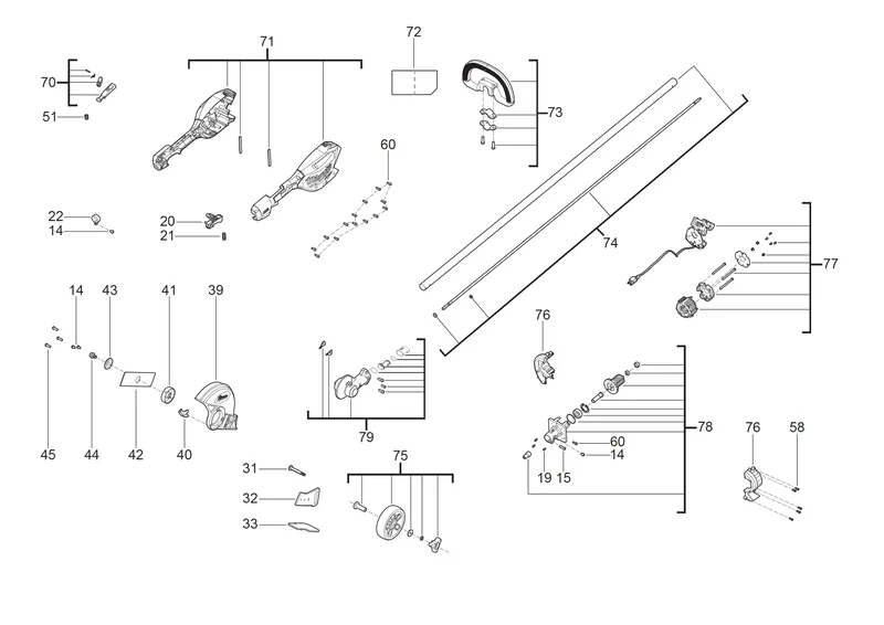 Milwaukee M18 FEDG Ersatzteile (Code: 503900)
