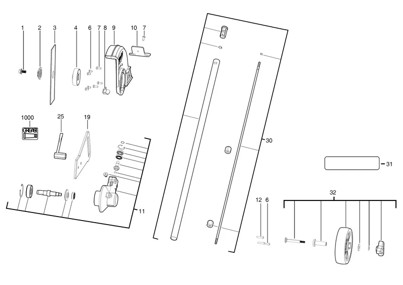 Milwaukee M18 FOPH-EA Ersatzteile (Code: 469771)