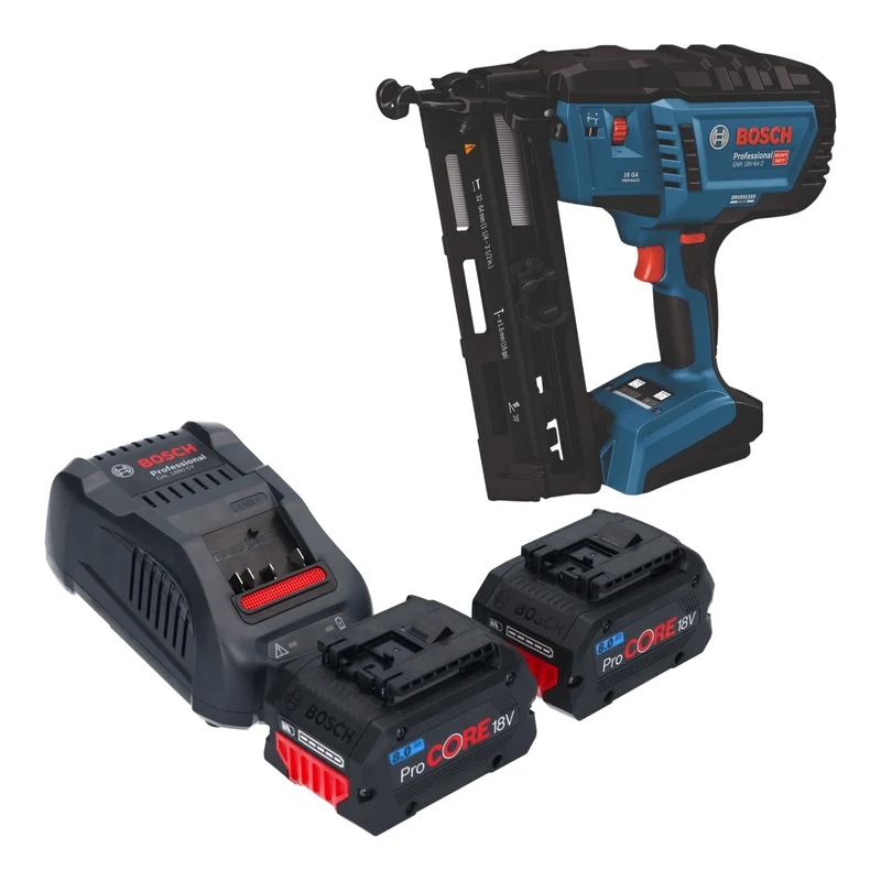 Bosch GNH 18V-64-2 Professional Akku Holznagler 18 V 1,6 x 32 - 64 mm Brushless + 2x ProCORE Akku 8,0 Ah + Ladegerät