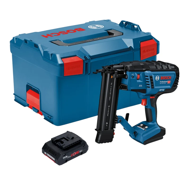 Bosch GNH 18V-50 M Professional Akku Holznagler 18 V 16 - 50 mm + 1x ProCORE Akku 4,0 Ah + L-Boxx - ohne Ladegerät