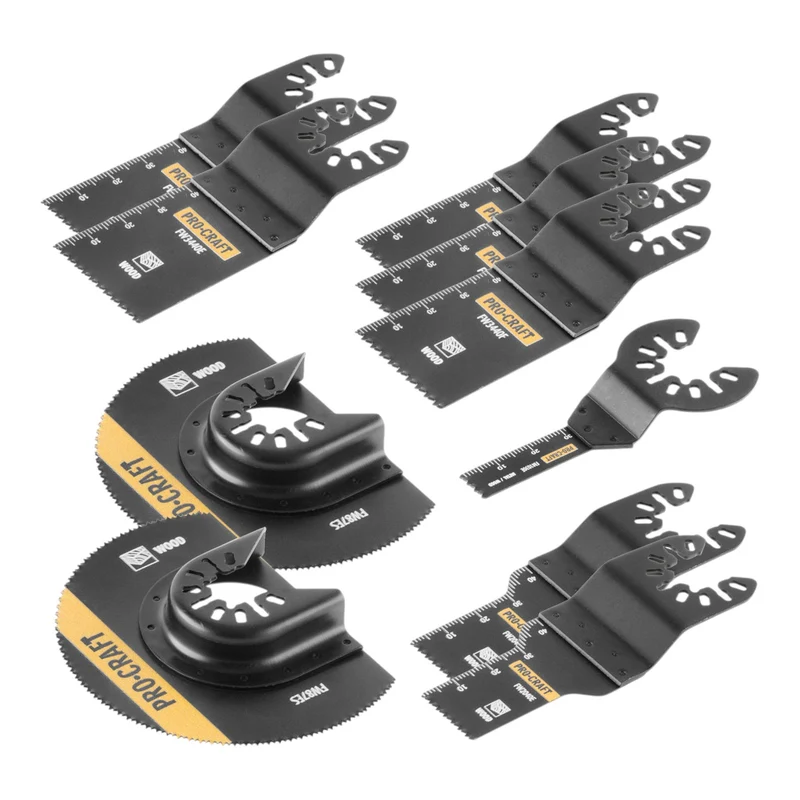 Procraft MB10 Sägeblatt Set 10 tlg. für oszillierende Multifunktionswerkzeuge