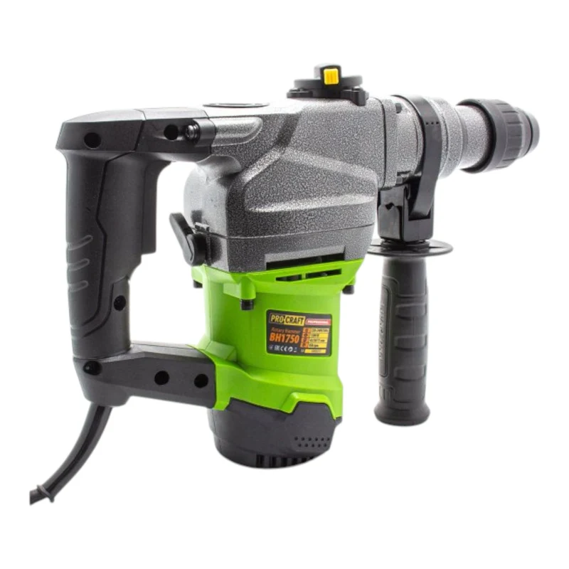 Procraft BH1750 Bohr- und Meißelhammer 1200 Watt 4,5 J SDS plus + Koffer
