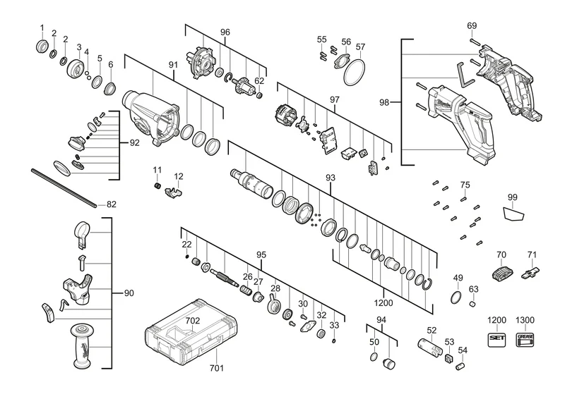 Milwaukee M18 BLHACD26 Ersatzteile (Code: 491977)