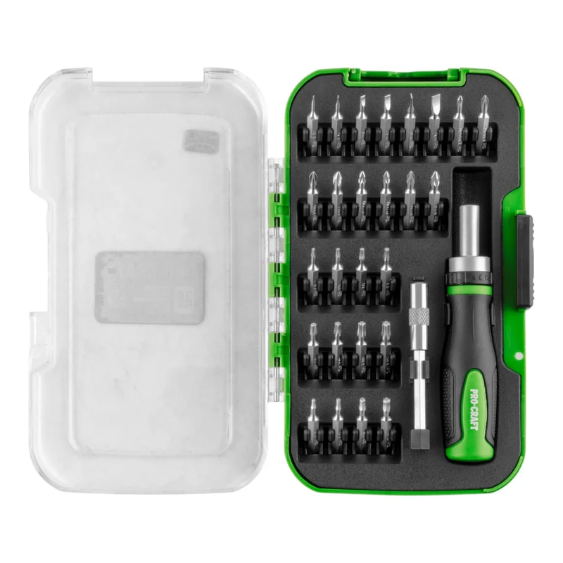 Procraft PRSS-28 Bit Set 28 tlg. 28 mm Phillips / Pozidriv / Torx / Hex / Schlitz
