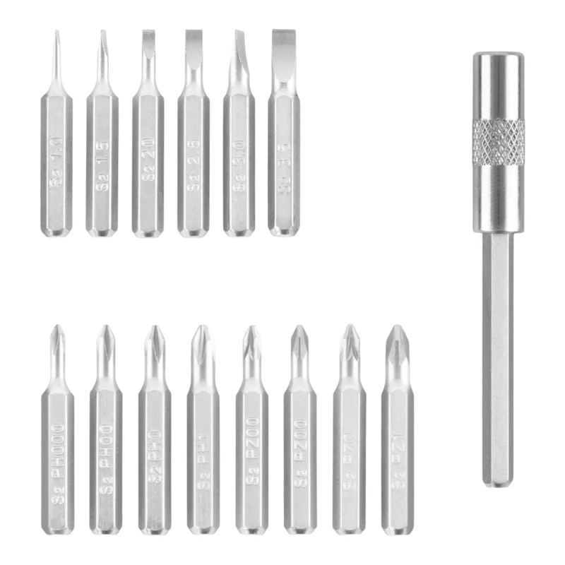 Procraft PRSS-28 Bit Set 28 tlg. 28 mm Phillips / Pozidriv / Torx / Hex / Schlitz