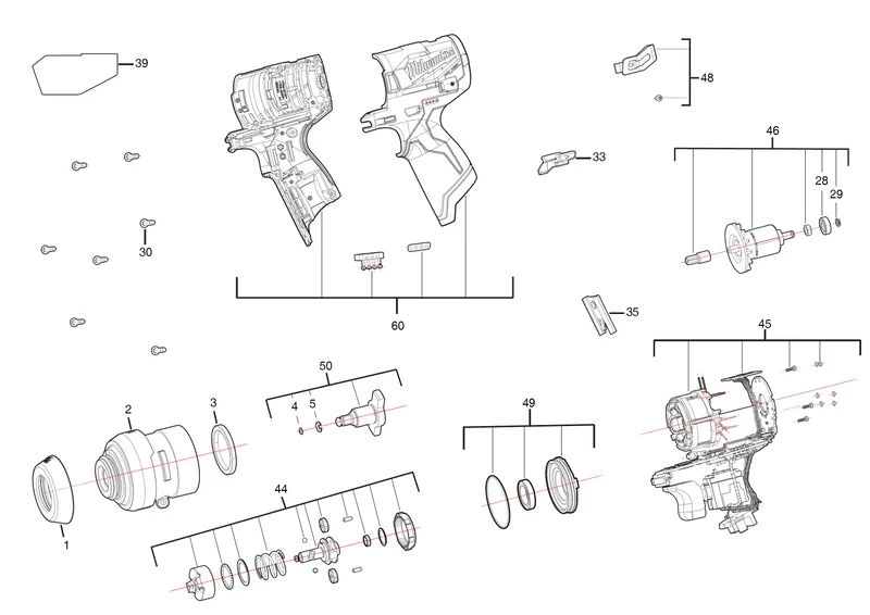Milwaukee M12 FIW14 Ersatzteile (Code: 467795)