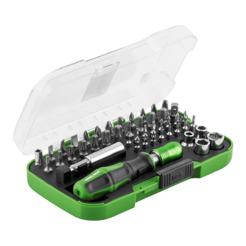 Procraft SS-46 Bit Set 46 tlg. 25 - 28 mm Phillips / Pozidriv / Torx / Hex / Schlitz