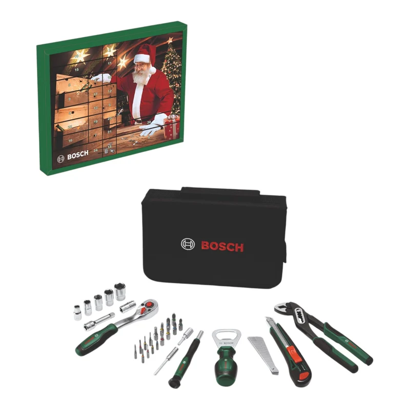 Bosch Adventskalender 2026 44 tlg. ( 6035952399 ) – 24 Türchen voller Power, Überraschungen und Fanliebe