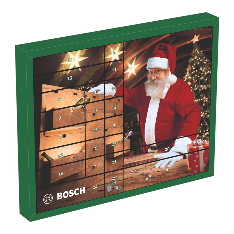 Bosch Adventskalender 2026 44 tlg. ( 6035952399 ) – 24 Türchen voller Power, Überraschungen und Fanliebe