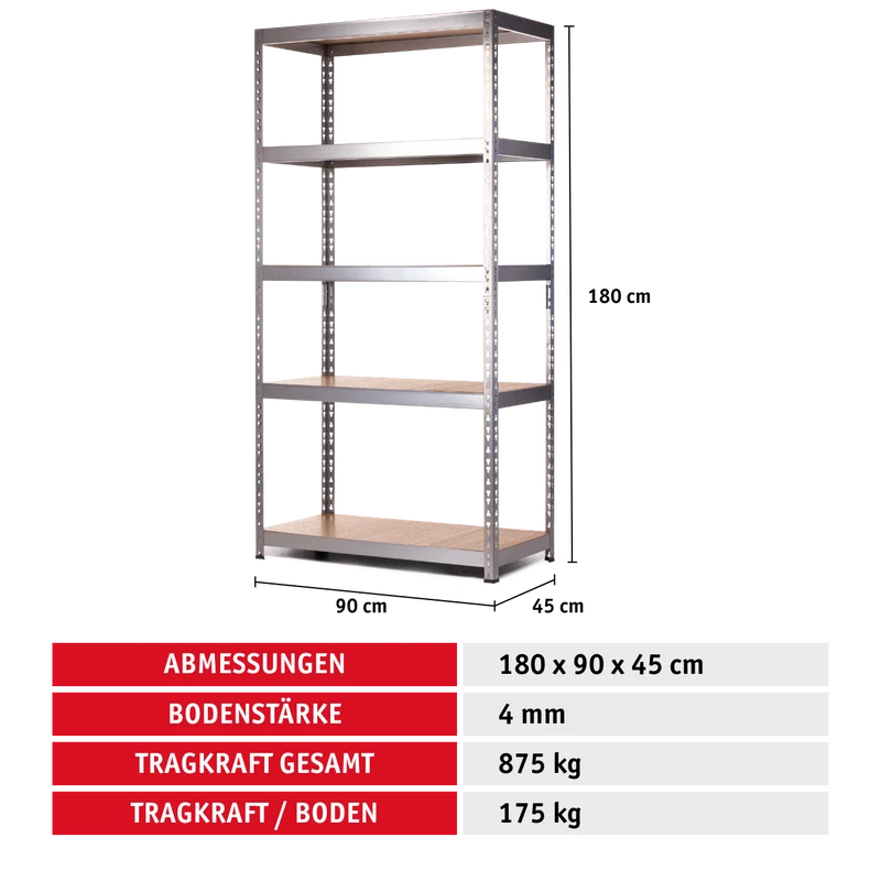 Schwerlastregal 875 kg