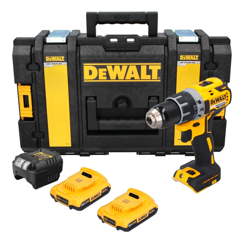 DeWalt DCD 791 D2 Akku Bohrschrauber 18 V 70 Nm Brushless + 2x Akku 2,0 Ah + Ladegerät + Tough Box