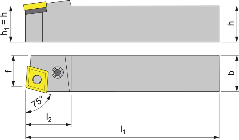 Klemmdrehhalter li.brün.Außen TECWERK