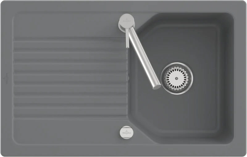 VILLEROY & BOCH Einbauspüle Linara 45 800x510mm Rechteck Stone CeramicPlus