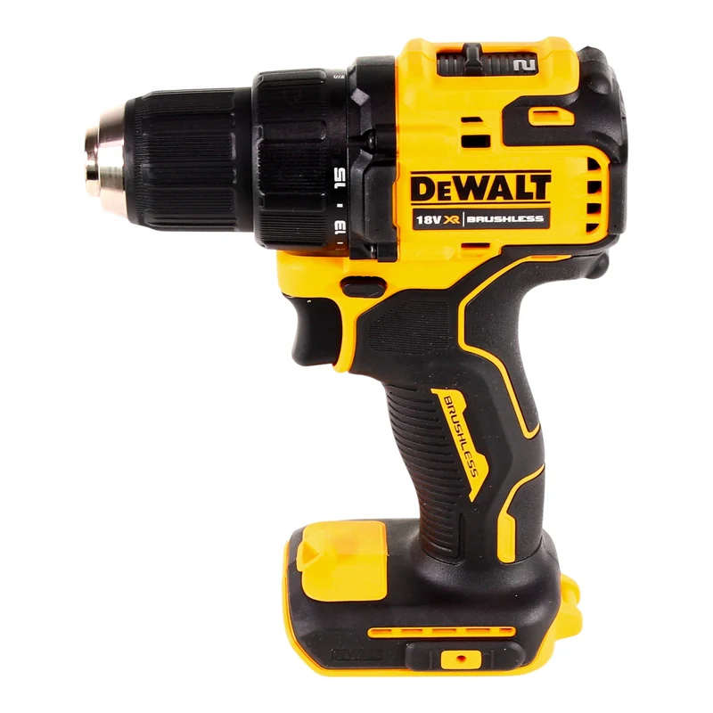 DeWalt DCD 708 D2 Akku Bohrschrauber 18 V 65 Nm Brushless + 2x Akku 2,0 Ah + Ladegerät + Tough Box