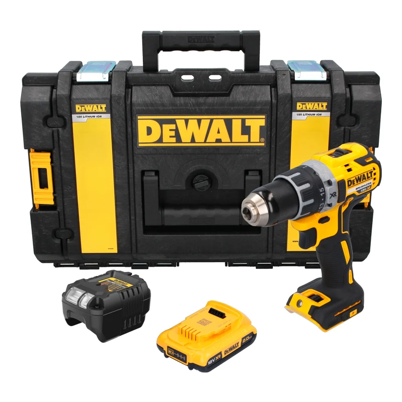 DeWalt DCD 791 D1 Akku Bohrschrauber 18 V 70 Nm Brushless + 1x Akku 2,0 Ah + Ladegerät + Tough Box