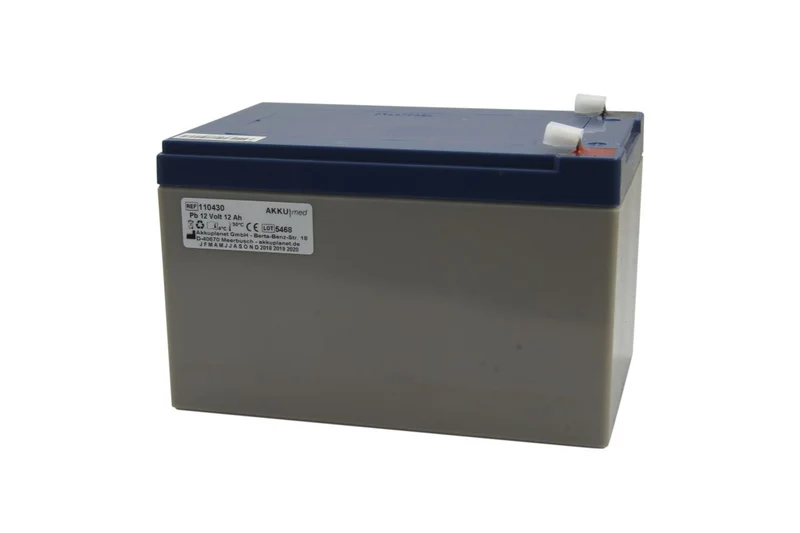 AKKUmed Blei Akkueinsatz passend für Trautwein Lifter Typ Elli - 12 V 12000mAh 151x98x98 mm (4,8mm Faston)