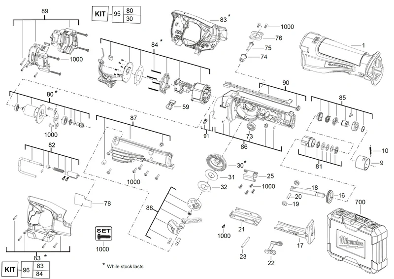 Milwaukee M18 CSX Ersatzteile (Code: 448972)