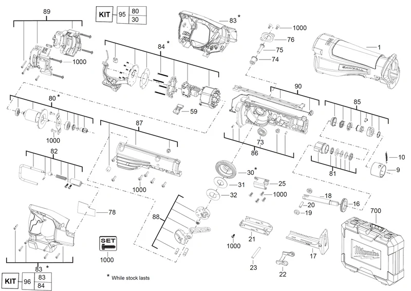 Milwaukee M18 CSX Ersatzteile (Code: 446071)