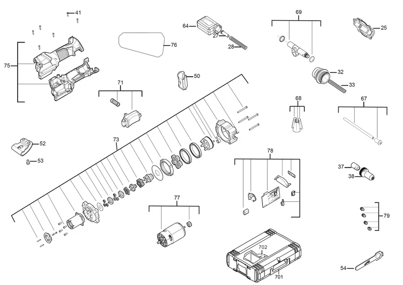 Milwaukee M12 BPRT Ersatzteile (Code: 467073)