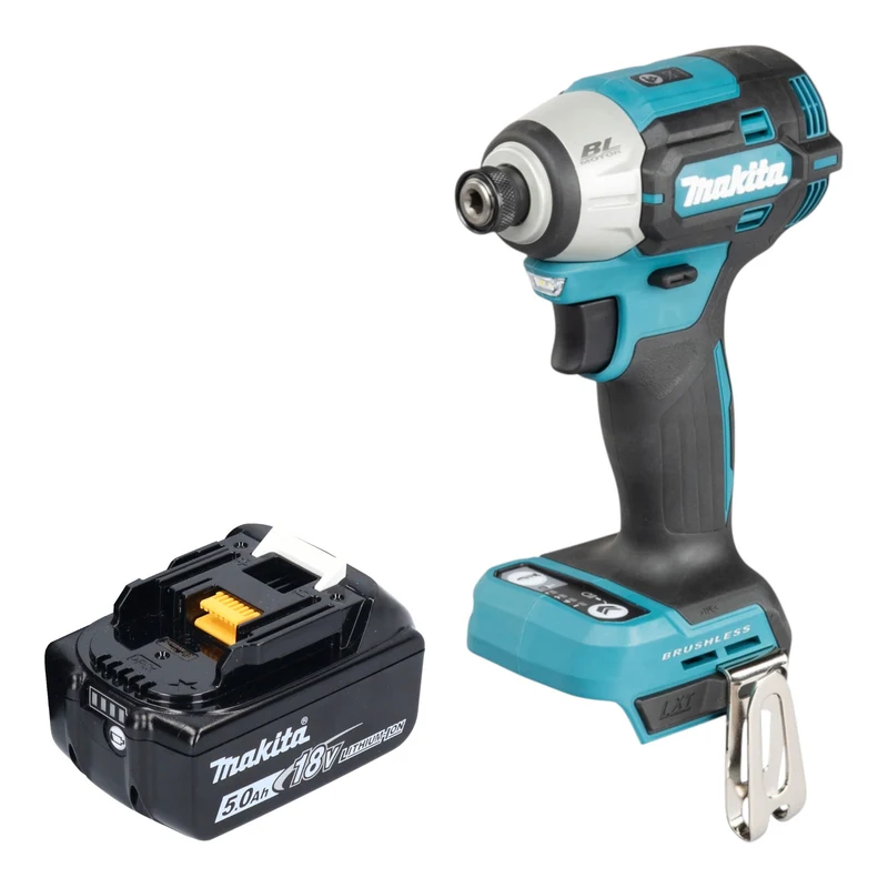 Makita DTD 201 T1 Akku Schlagschrauber 18 V 210 Nm Brushless + 1x Akku 5,0 Ah - ohne Ladegerät