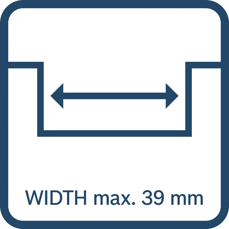 Bosch Mauernutfräse GNF 18V-40 (Einstellbare Nuttiefe: 10 - 40 mm, Schnittbreite: 2 mm - 3,9 cm, ohne Akku, inkl. 2 Trennscheiben in L-BOXX 238)