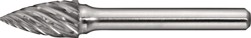 TECWERK Frässtift SPG Special Steel Ø 6 mm Hartmetall Kreuzverzahnung für Stahl und Guss