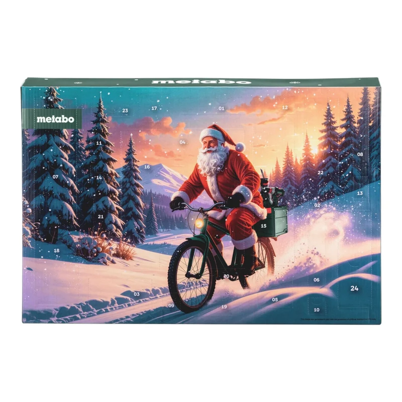 Metabo Adventskalender 2026 Werkzeug & Zubehör 24 Überraschungen ( 626692000 )
