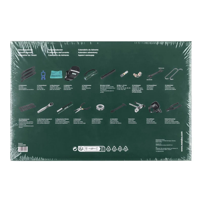 Metabo Adventskalender 2026 Werkzeug & Zubehör 24 Überraschungen ( 626692000 )
