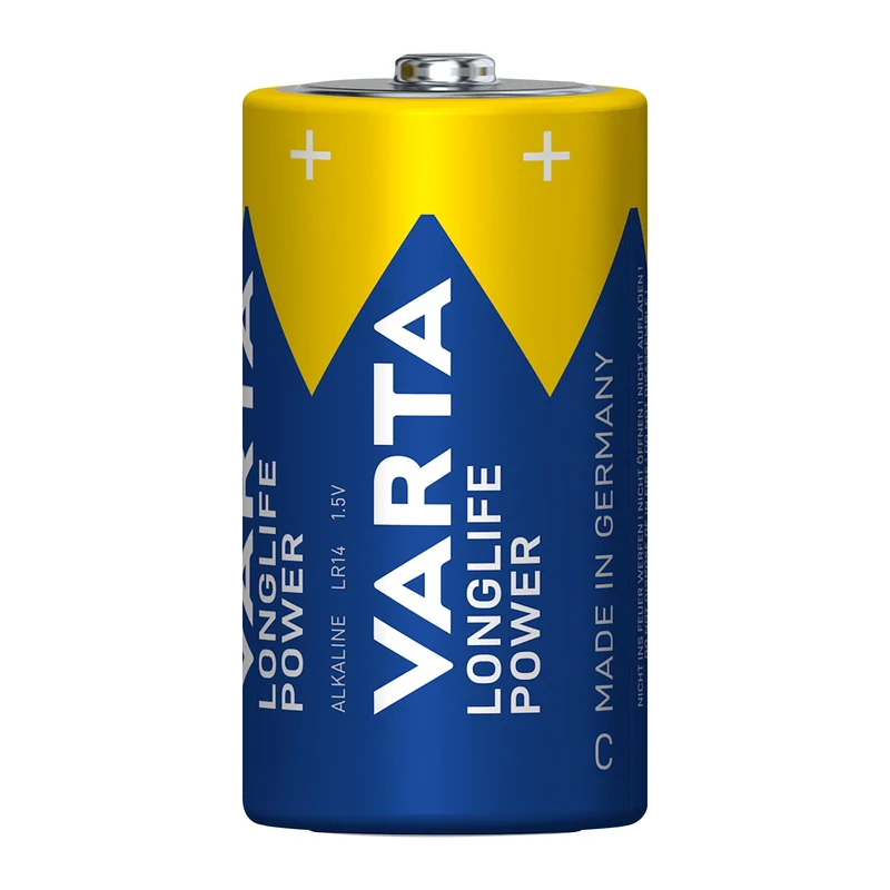VARTA Batterie Alkaline Baby C LR14, 1.5V Longlife Power, Bulk (1-Pack)